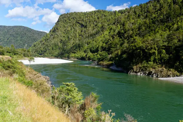 The Buller Gorge, a scenic river valley following the Buller River