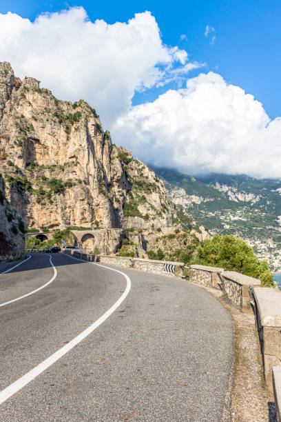 istock Road of Amalfi coast, Italy. 1299489192