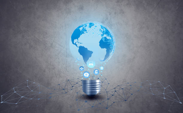 istock Bulb with eco and business icons 1299491390
