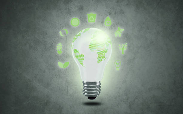 istock Bulb with eco and business icons 1299491473