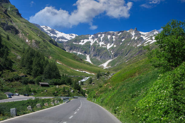 Beautiful landscape of Grossglockner Hochalpenstrasse - Scenic Alpine Road in Austria