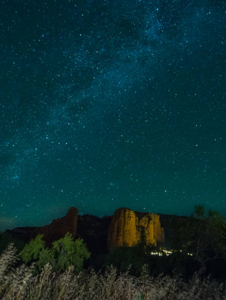 istock The milky way night landscape 1299505846