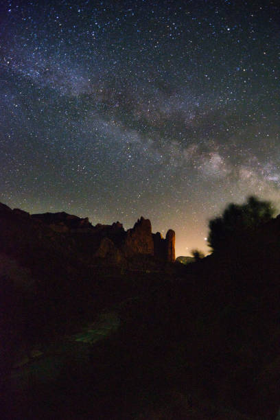 istock The milky way night landscape 1299506260
