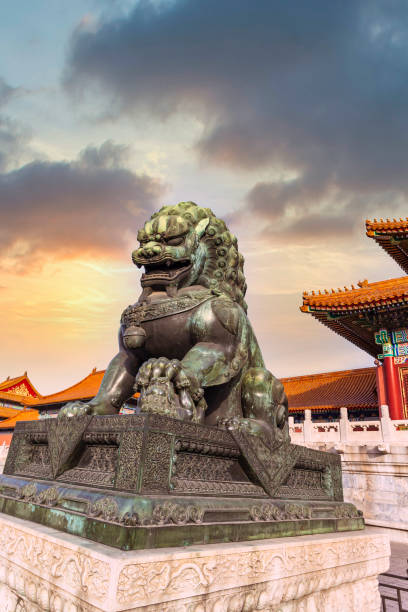 istock The Forbidden City with Galaxy in Beijing, China 1299515598