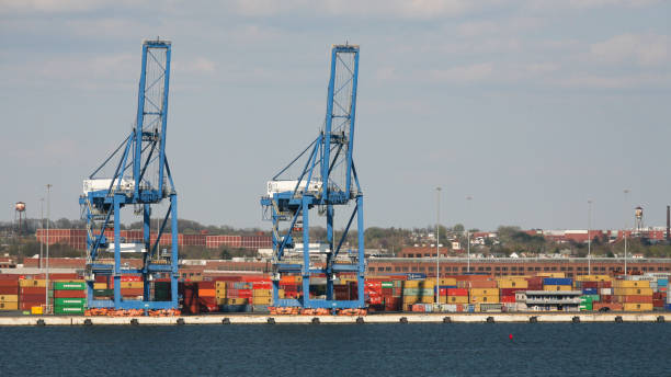 Port of Baltimore stock photo