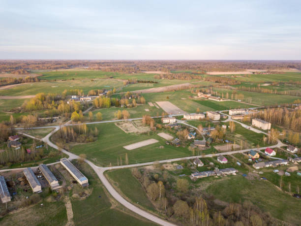 istock summer fields forests and roads in countryside view from above drone image 1299521481