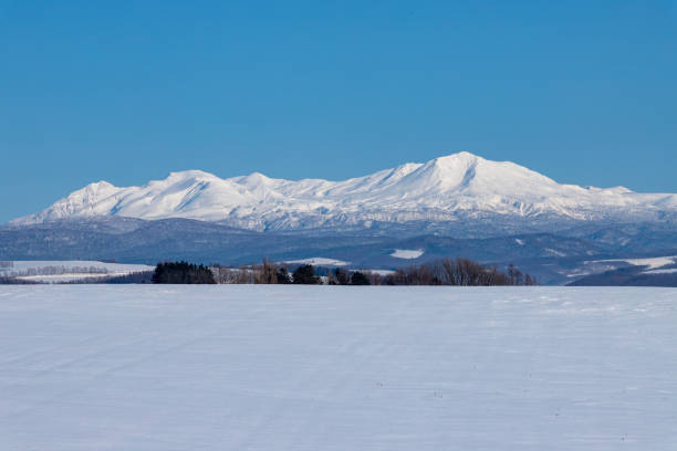 istock Scenery of Tokachidake mountain range in winter. 1299522766