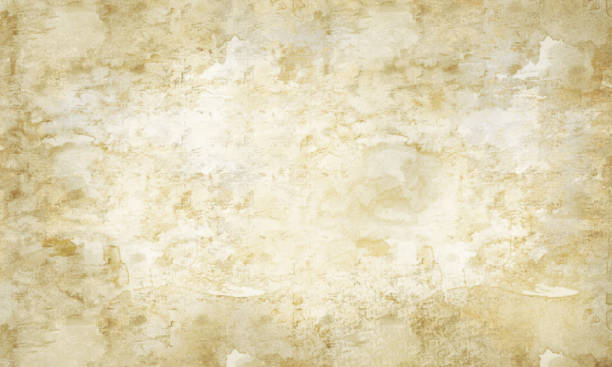 istock Old paper texture background.Aged worn out light brown beige white blank parchment. Ancient antique rustic grungy retro manuscript scroll template watercolor fresco paper.Marbled banner wallpaper. 1299525775