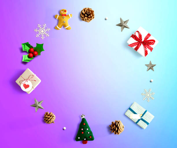 istock Collection of Christmas ornaments 1299531419