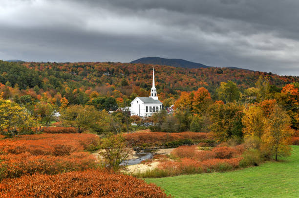 istock Stowe Community Church - Vermont 1299531565