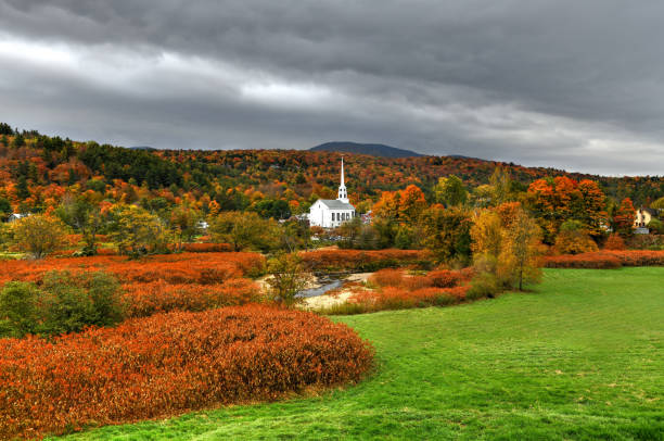 istock Stowe Community Church - Vermont 1299532133