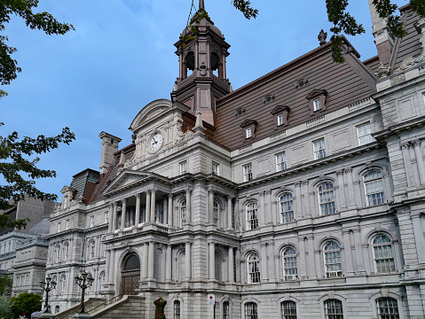 Montreal City Hall exterior view