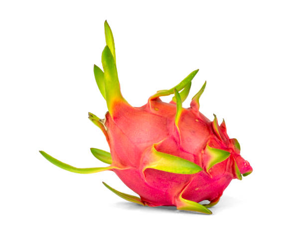 istock Dragon fruit generic vegetable, part of exotic plant isolated on white background and clipping path 1299539362