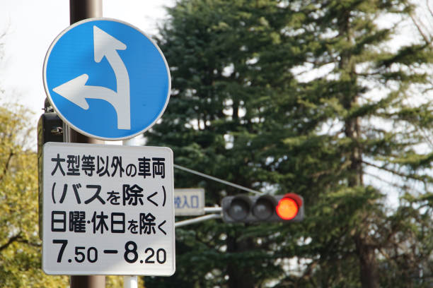istock Japanese traffic signs 1299540094