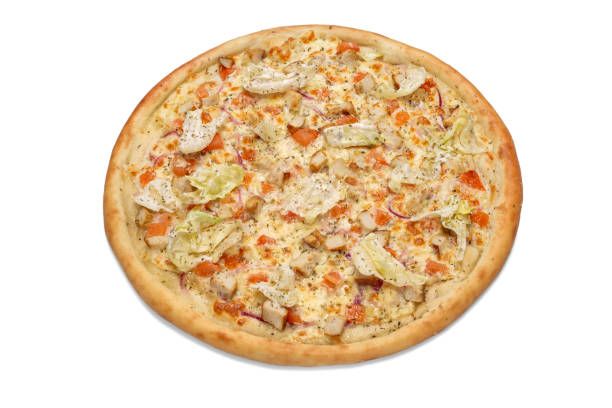 istock Fast food, fresh traditional pizza. 1299552674