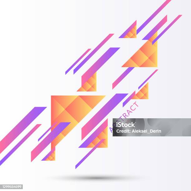 Dynamic Shapes Background Modern Background With Abstract Elements And Dynamic Shapes Vector ...