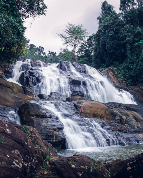istock Sathmahal Ella beautiful waterfall close up landscape photograph 1299559727