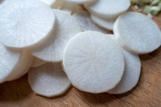 istock Vegetables on wooden board; healthy eating concept; radish 1299560470