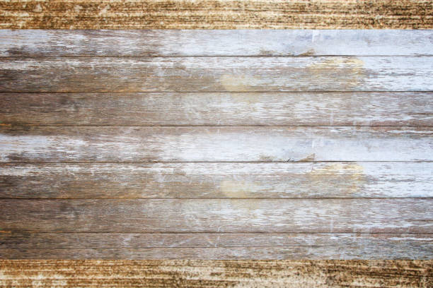istock Old brown wooden texture or wooden background 1299565370