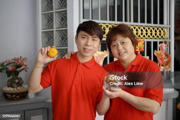 New Normal Chinese New Year Stock Photo - Download Image Now - 20-24 Years, 2021, 50-54 Years