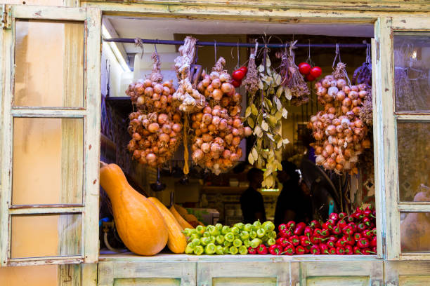 istock Window cutout in Rethymnon in Crete 1299570290
