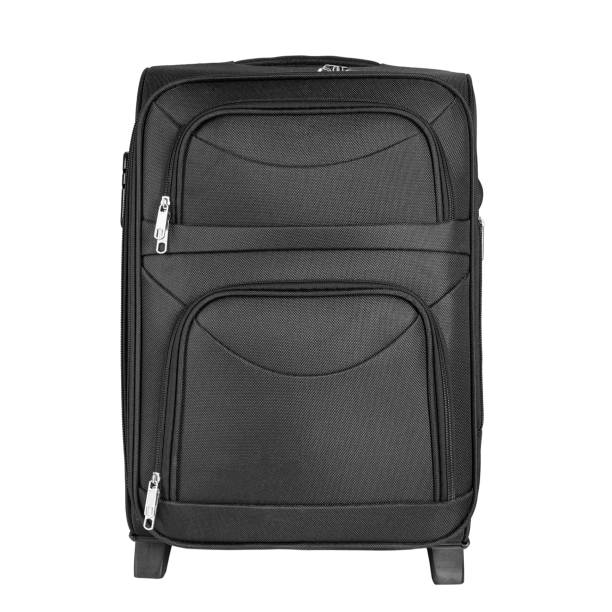 istock Suitcase on wheels for travel black color. File contains clipping pathcontains clipping path. 1299572008