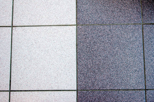 istock vertical joint of two colors of tile 1299573033