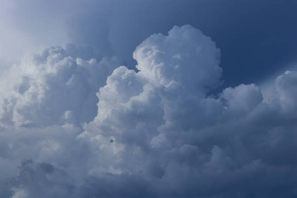 Amazing clouds in a stormy day