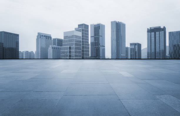 istock Urban road and architectural landscape 1299582026