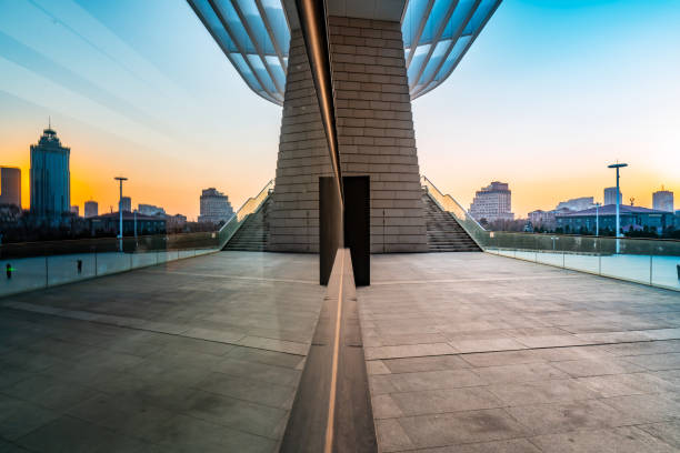 istock Urban modern architecture street view 1299582117
