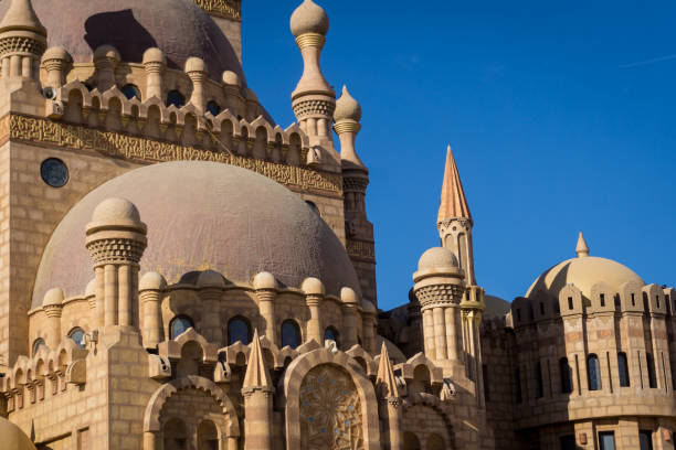 istock Details of large Islamic mosque. Religion background 1299582933