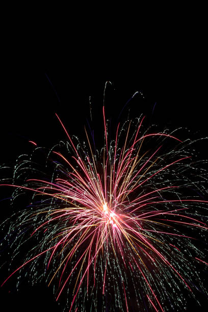 istock Beautiful fireworks display on New Year's Eve 1299587690