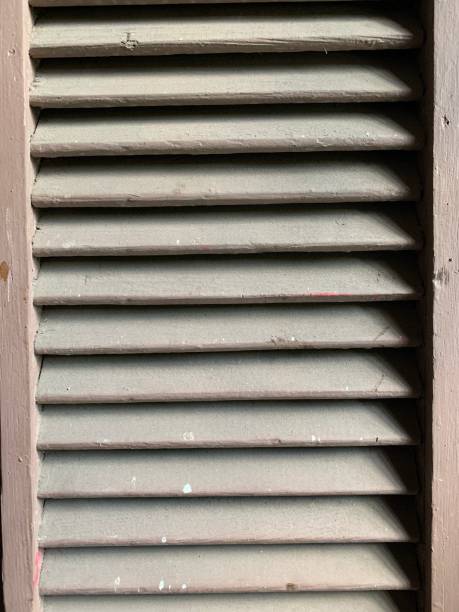 Louvers in an old door