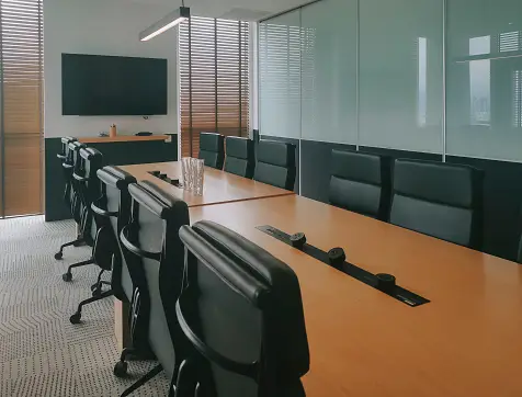 interior of co sharing office lot conference room in day time pictures for a powerpoint presentation