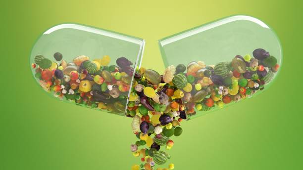 栄養補助食品 - food supplement 写真 ストックフォトと画像
