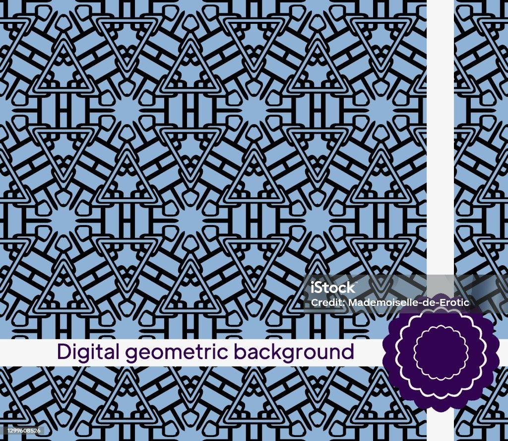 Wallpaper Geometry Patterns Indesign Seamless Geometric Pattern Vector Illustration For Interior Design ...
