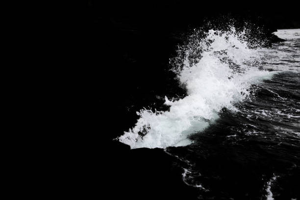 istock Water Splash Isolated On The Black background 1299609438