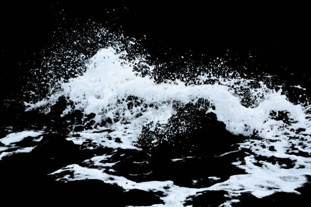 istock Water Splash Isolated On The Black background 1299609522