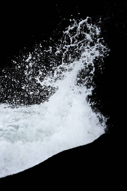istock Water Splash Isolated On The Black background 1299609533