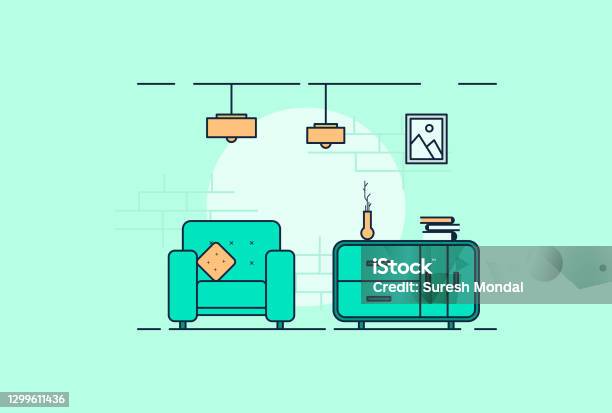 Interior Design Stock Illustration - Download Image Now - Interior ...