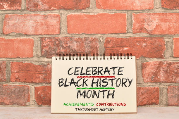 Celebrate Black History Month stock photo