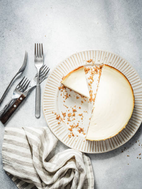 istock New york cheesecake on concrete background 1299622657