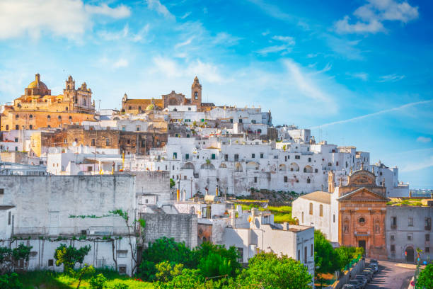 istock Ostuni white town skyline, Brindisi, Apulia, Italy. 1299626811
