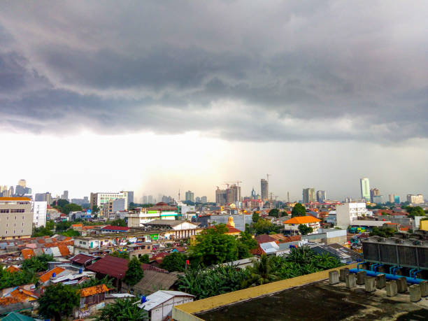 istock Clouded Sky aboves Downtown District Jakarta 1299627491