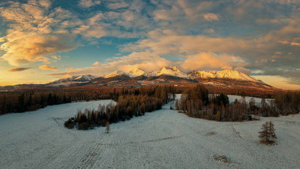 istock High Tatras in the evening light with beautiful clouds 1299627743