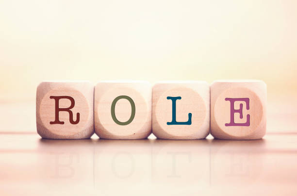 istock Role written on cube wooden blocks. 1299632285