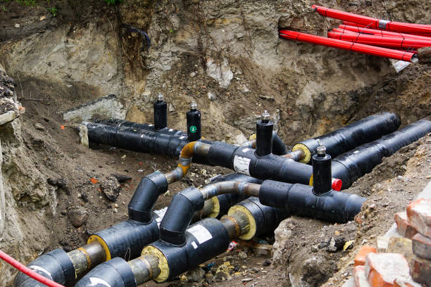 istock underground heating system pipes replacement on the city street 1299635162