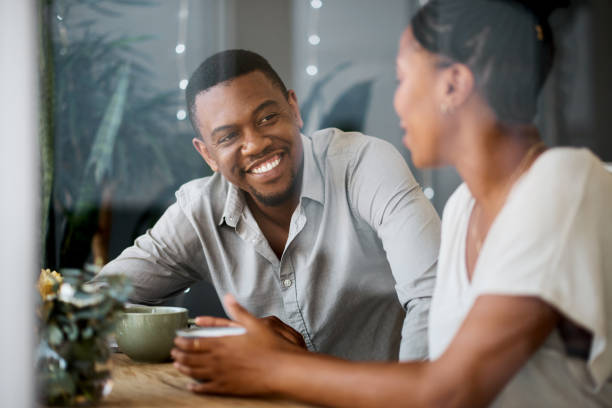 istock He brought her to their favourite cafe 1299636070