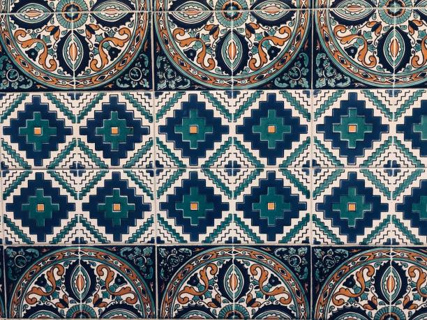 Tile mosaic muslim mosaic Tile mosaic muslim mosaic topkapi palace stock pictures, royalty-free photos & images