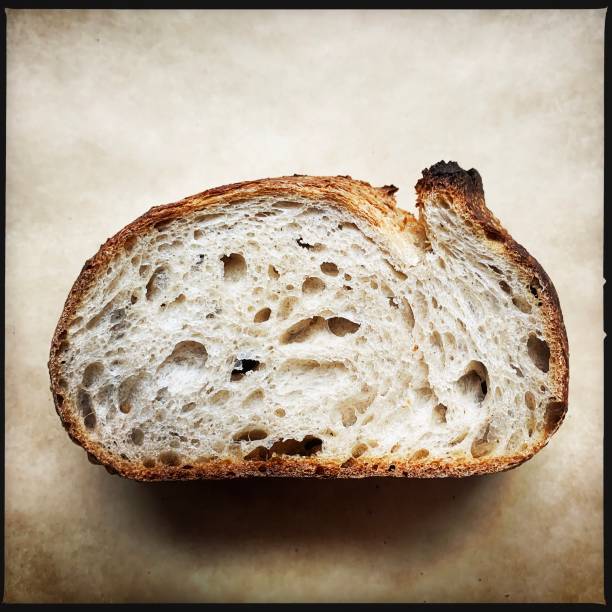 Sourdough Half of Loaf Crumb